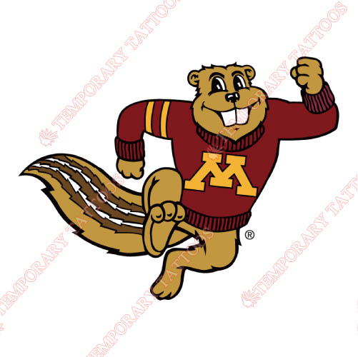 Minnesota Golden Gophers Customize Temporary Tattoos Stickers NO.5094